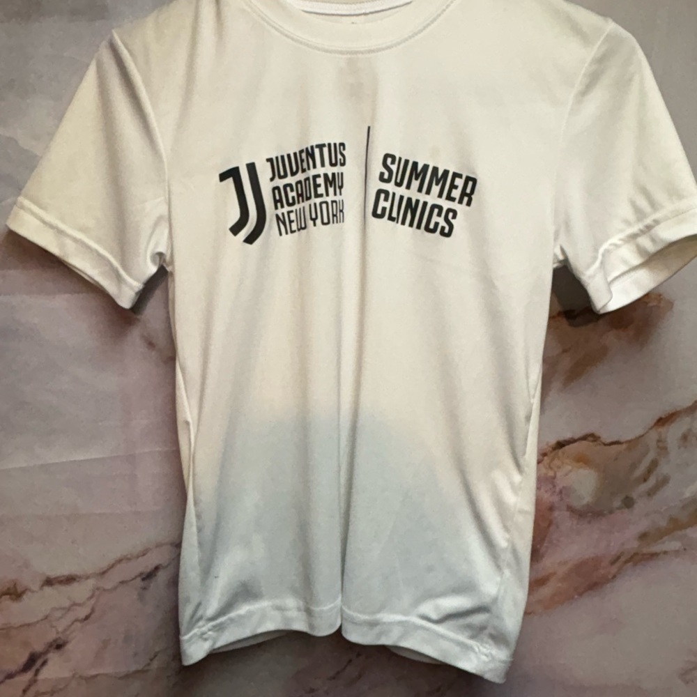 Juventus Academy New York Summer Clinics White Short‎ Sleeve Tee Jersey
